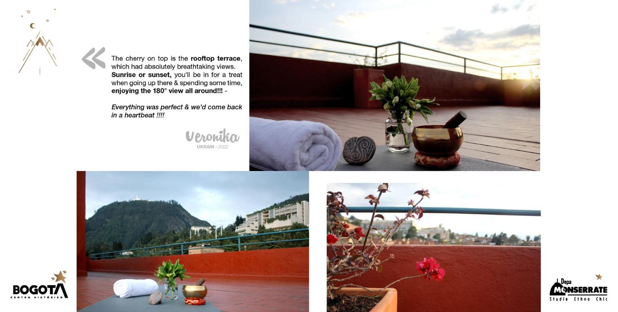 Depa Monserrate - Charming Historic Nest With Breathtaking Mountain Views - Apartaestudio Bogotá Esterno foto
