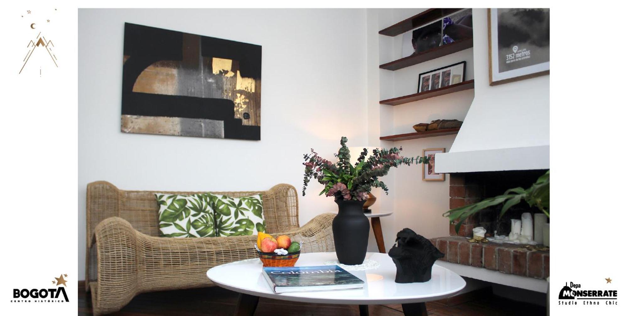 Depa Monserrate - Charming Historic Nest With Breathtaking Mountain Views - Apartaestudio Bogotá Esterno foto