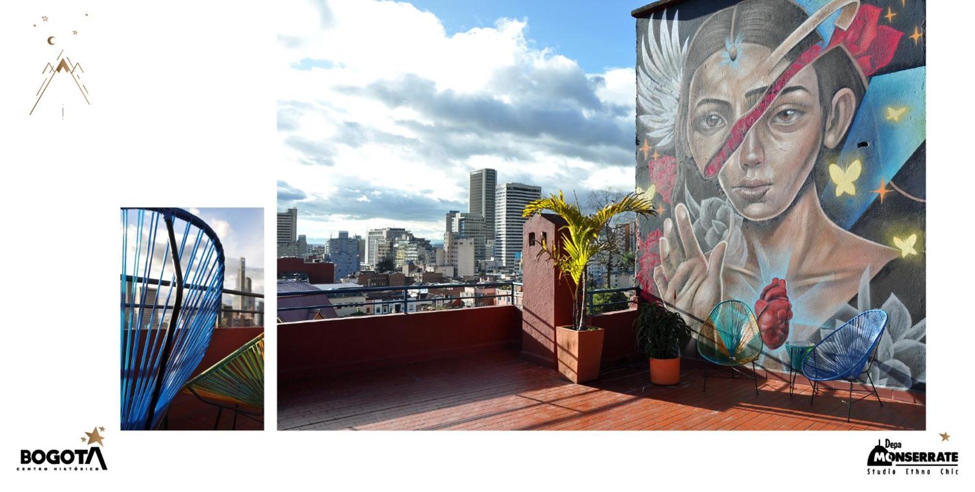 Depa Monserrate - Charming Historic Nest With Breathtaking Mountain Views - Apartaestudio Bogotá Esterno foto